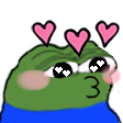 peepoKiss emote