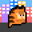 GARFIELDRUNNINGINTHE90s emote