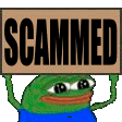 PeepoScamed emote