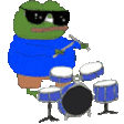 pepoDrums emote