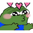 peepoHugKiss emote