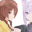 Kissaweeb emote