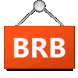 BRBSign emote