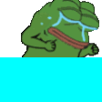 peepoSwimCry emote