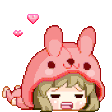 bunnyRainbow emote