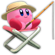 kirbyFishing emote