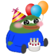 peepoSitBirthday emote