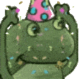 FrogeBirthday emote