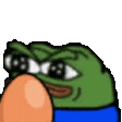 peepoLeaveWithEgg emote